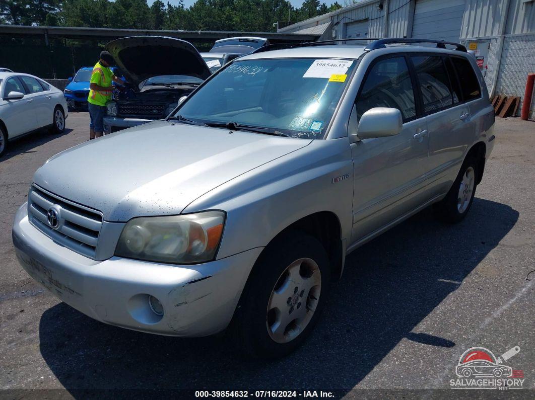 JTEEP21A160152135 2006 TOYOTA HIGHLANDER photo no. 2