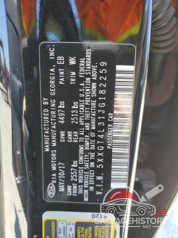 5XXGT4L31JG182259 2018 KIA OPTIMA photo no. 12