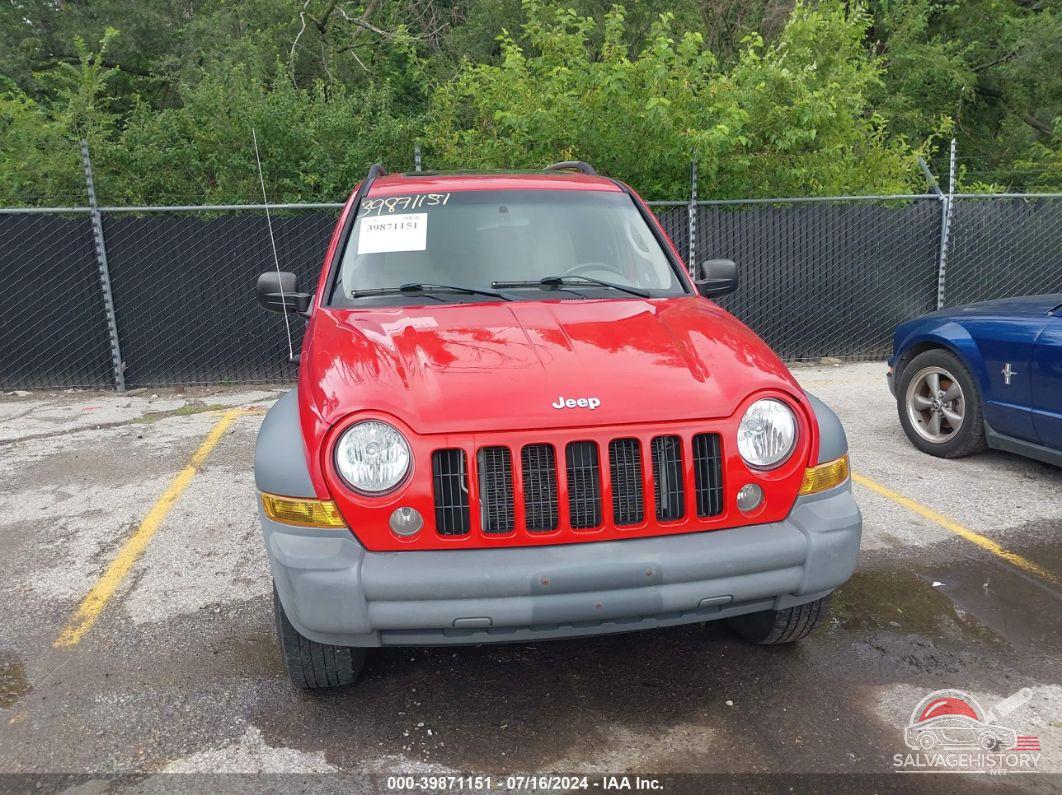 1J4GL48K05W583686 2005 JEEP LIBERTY photo no. 6