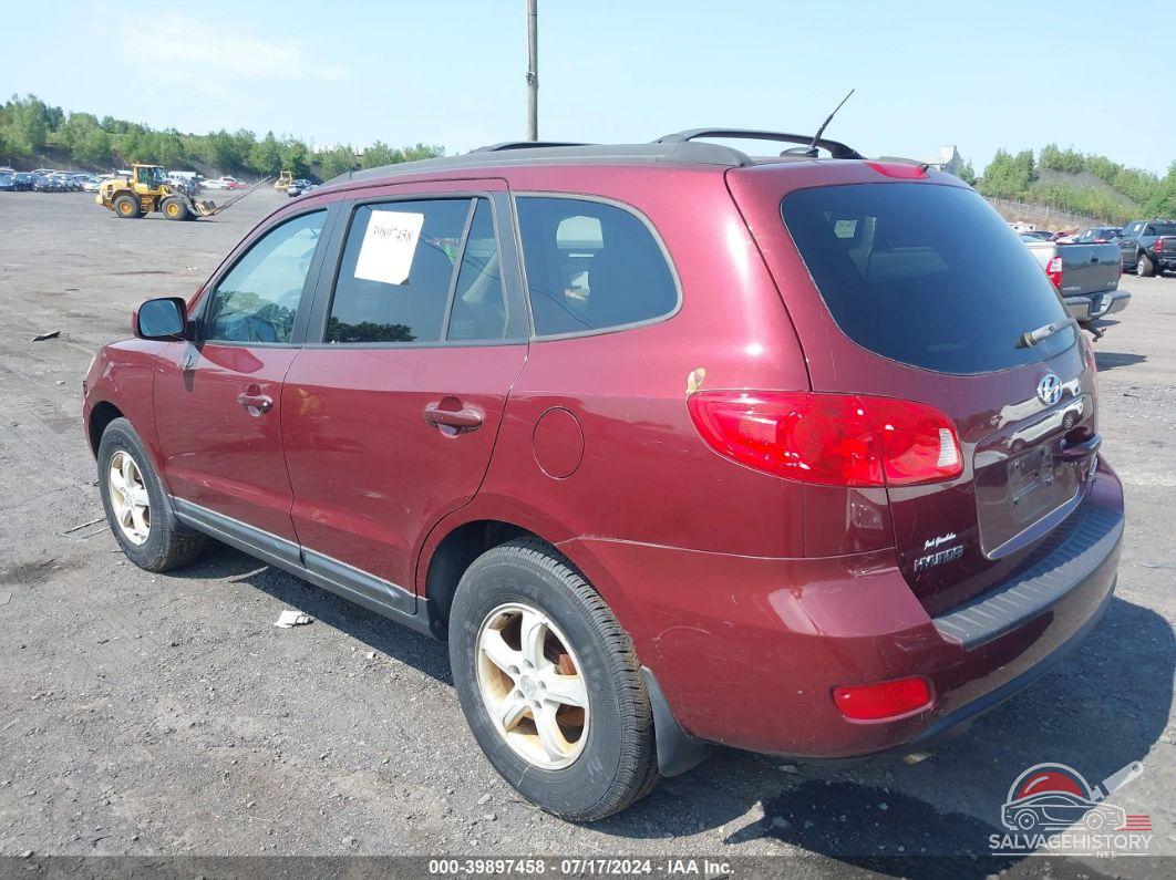 5NMSG73D28H153308 2008 HYUNDAI SANTA FE photo no. 3