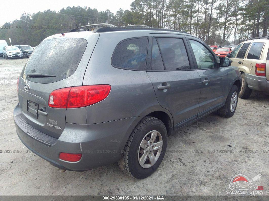 5NMSG13DX9H255907 2009 HYUNDAI SANTA FE photo no. 4