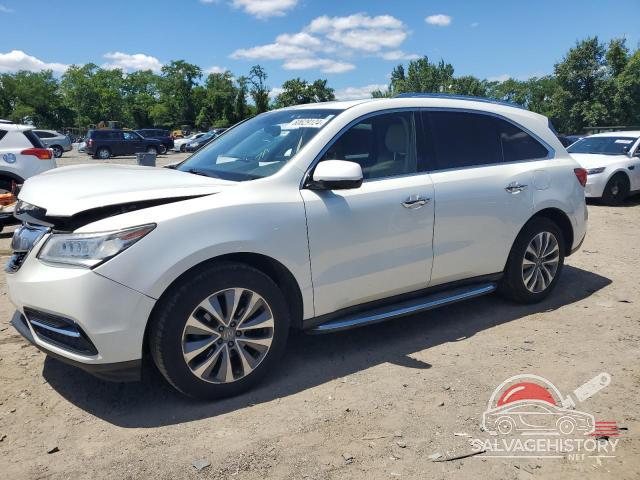 5FRYD4H4XFB026118 2015 ACURA MDX photo no. 3