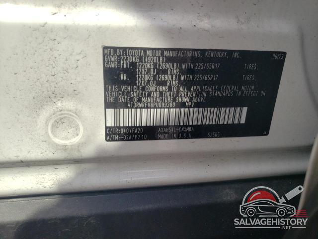 4T3RWRFV8PU099380 2023 TOYOTA RAV4 photo no. 13