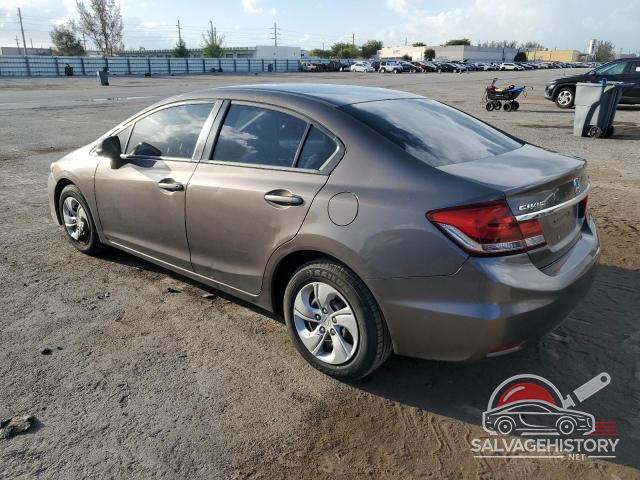 2HGFB2F57DH598867 2013 HONDA CIVIC photo no. 2
