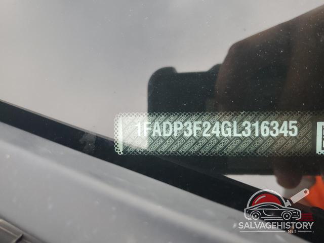 1FADP3F24GL316345 2016 FORD FOCUS photo no. 12