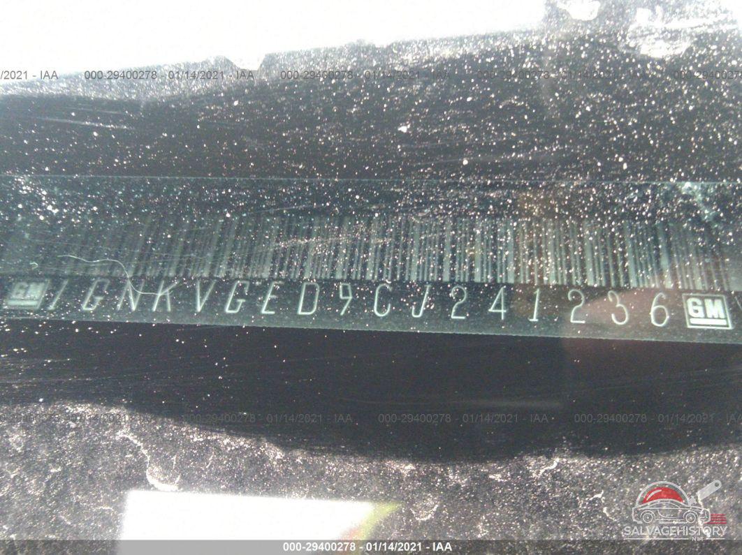 1GNKVGED9CJ241236 2012 CHEVROLET TRAVERSE photo no. 9