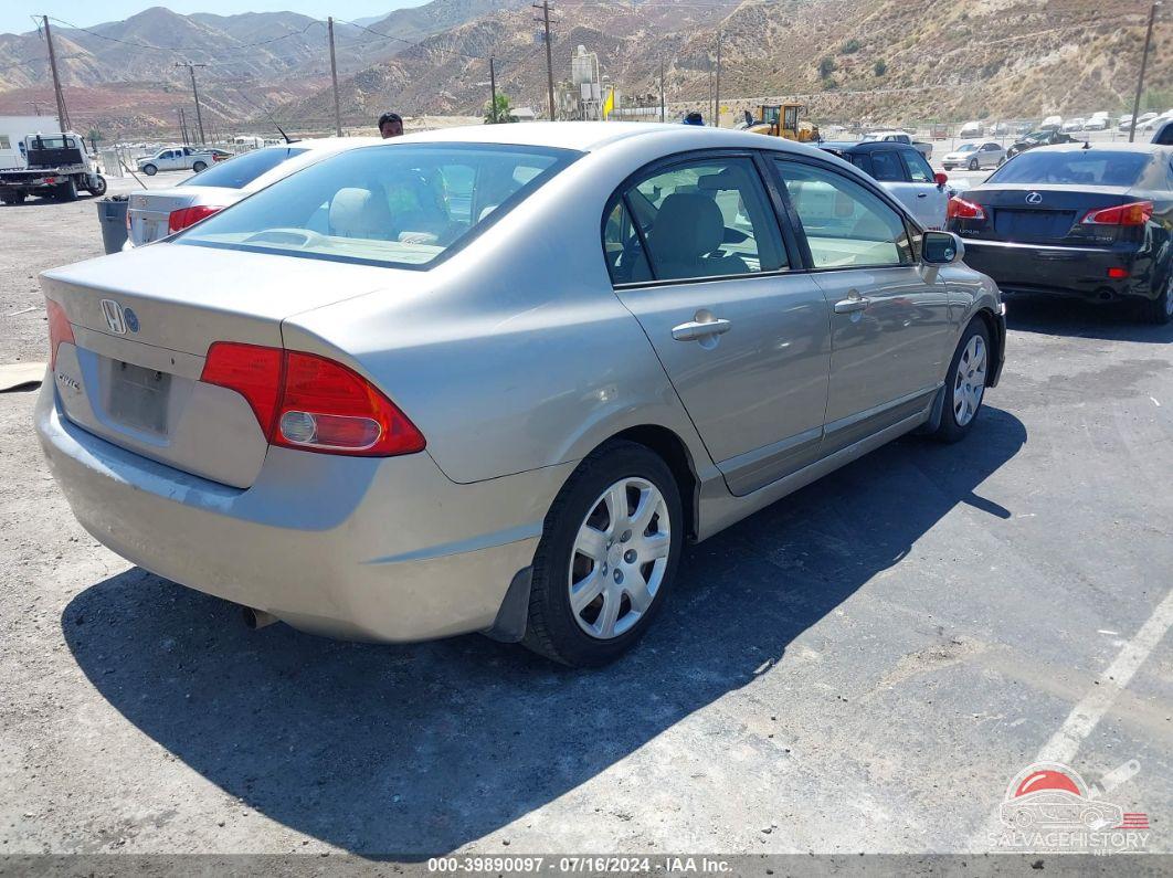 JHMFA16526S006023 2006 HONDA CIVIC photo no. 4