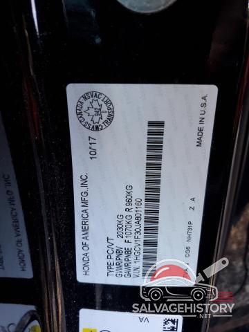 1HGCV1F30JA801160 2018 HONDA ACCORD photo no. 12