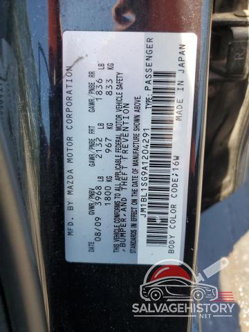 JM1BL1SG9A1204291 2010 MAZDA 3 photo no. 12