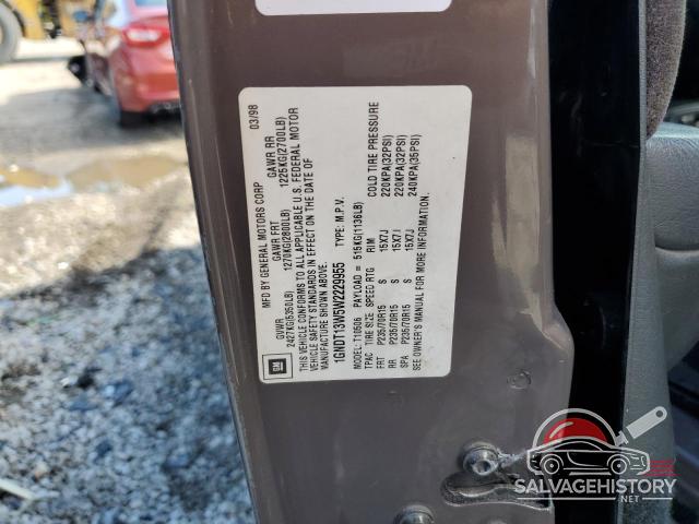 1GNDT13W5W2229955 1998 CHEVROLET BLAZER photo no. 12