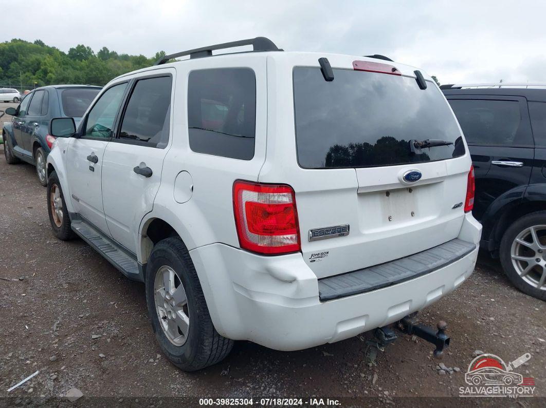 1FMCU93138KA95756 2008 FORD ESCAPE photo no. 3