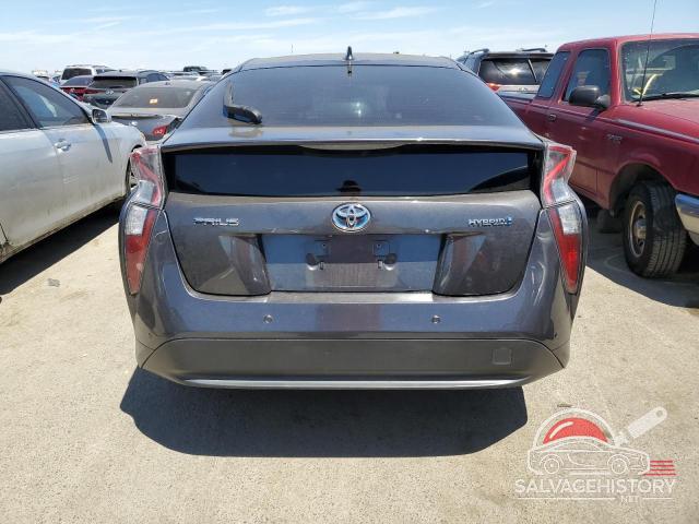 JTDKBRFU7J3064893 2018 TOYOTA PRIUS photo no. 6