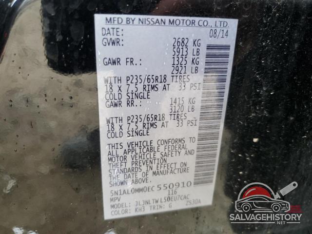 5N1AL0MM0EC550910 2014 INFINITI QX60 photo no. 13