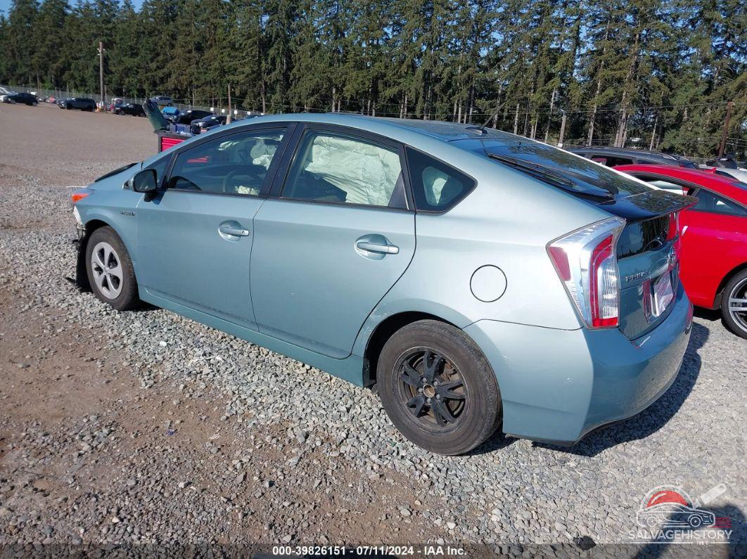 JTDKN3DU9F1901492 2015 TOYOTA PRIUS photo no. 3