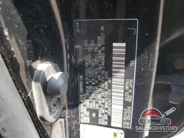 JTEGD21A250111075 2005 TOYOTA HIGHLANDER photo no. 13