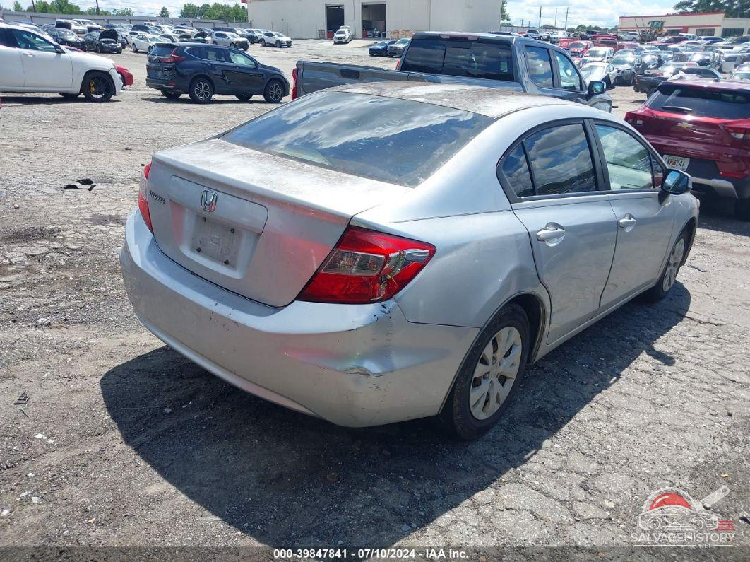 2HGFB2F55CH305627 2012 HONDA CIVIC photo no. 4