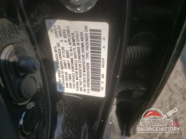2HGFB6E52DH705249 2013 HONDA CIVIC photo no. 12