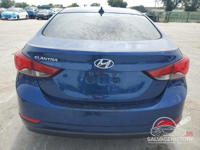5NPDH4AEXGH785720 2016 HYUNDAI ELANTRA photo no. 6
