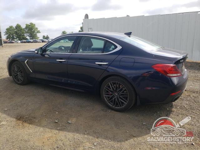 KMTG34LE8KU012611 2019 GENESIS G70 photo no. 2