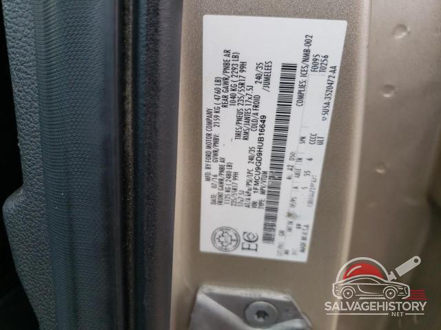 1FMCU9GD9HUB16649 2017 FORD ESCAPE photo no. 13