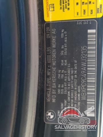 WBXPC9C49AWJ32135 2010 BMW X3 photo no. 13