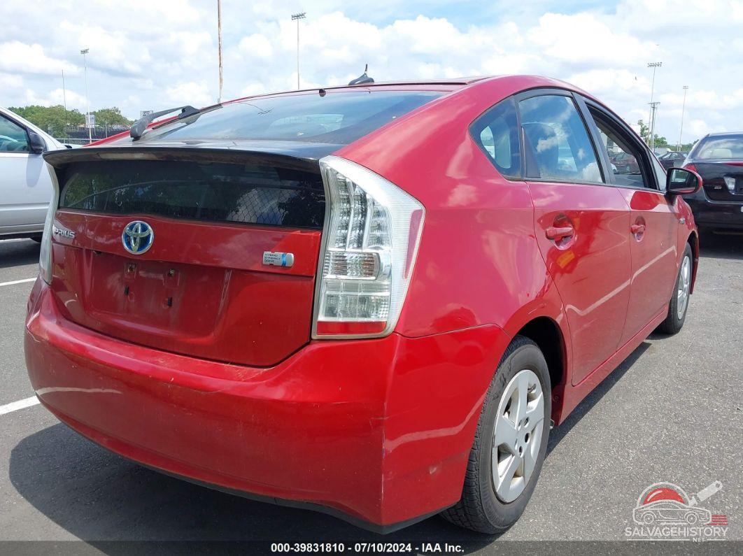 JTDKN3DUXA0088369 2010 TOYOTA PRIUS photo no. 4