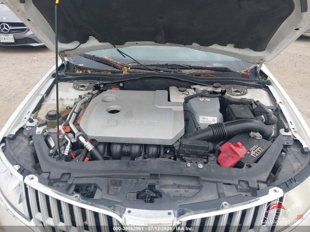 3LNDL2L31BR772791 2011 LINCOLN MKZ HYBRID photo no. 10