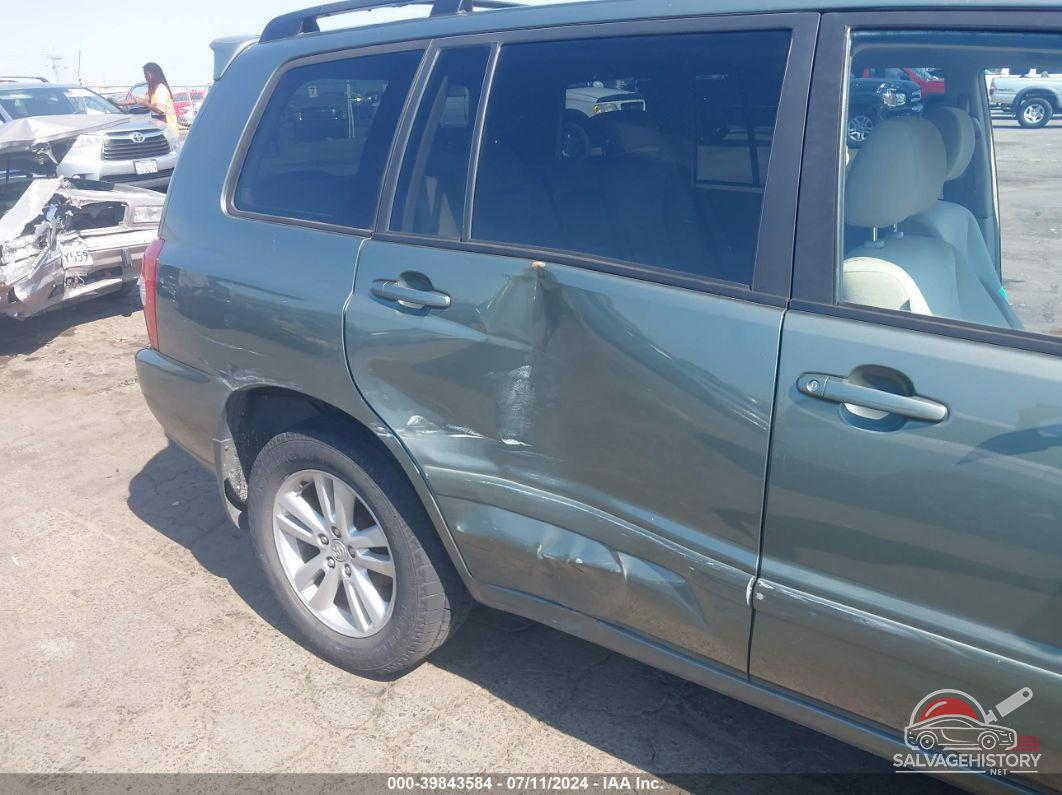 JTEDW21A870018187 2007 TOYOTA HIGHLANDER HYBRID photo no. 6