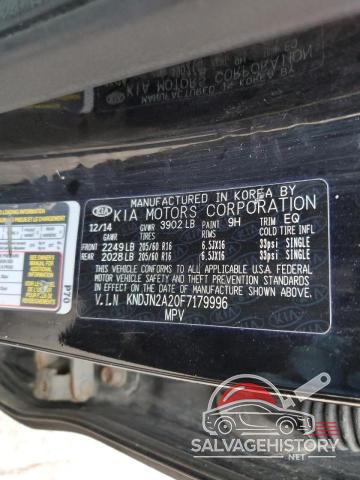 KNDJN2A20F7179996 2015 KIA SOUL photo no. 12
