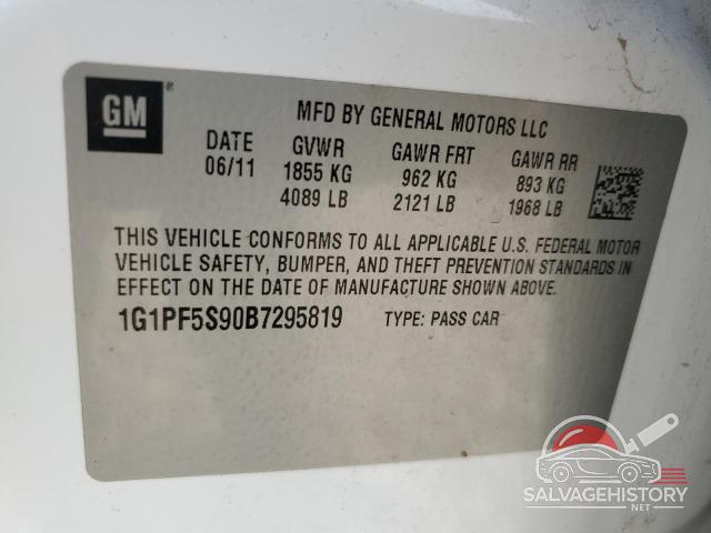 1G1PF5S90B7295819 2011 CHEVROLET CRUZE photo no. 12