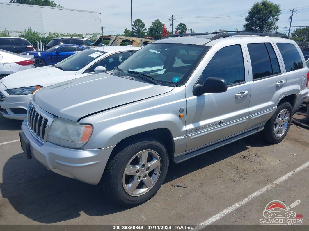 1J8GW68J14C316579 2004 JEEP GRAND CHEROKEE photo no. 2