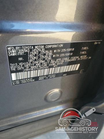 JTMYFREV1GJ092444 2016 TOYOTA RAV4 photo no. 12