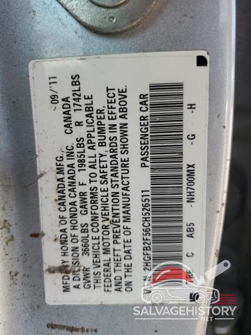 2HGFB2F56CH526511 2012 HONDA CIVIC photo no. 12