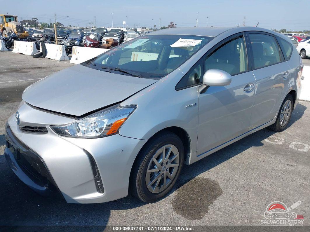 JTDZN3EU3GJ041006 2016 TOYOTA PRIUS V photo no. 2