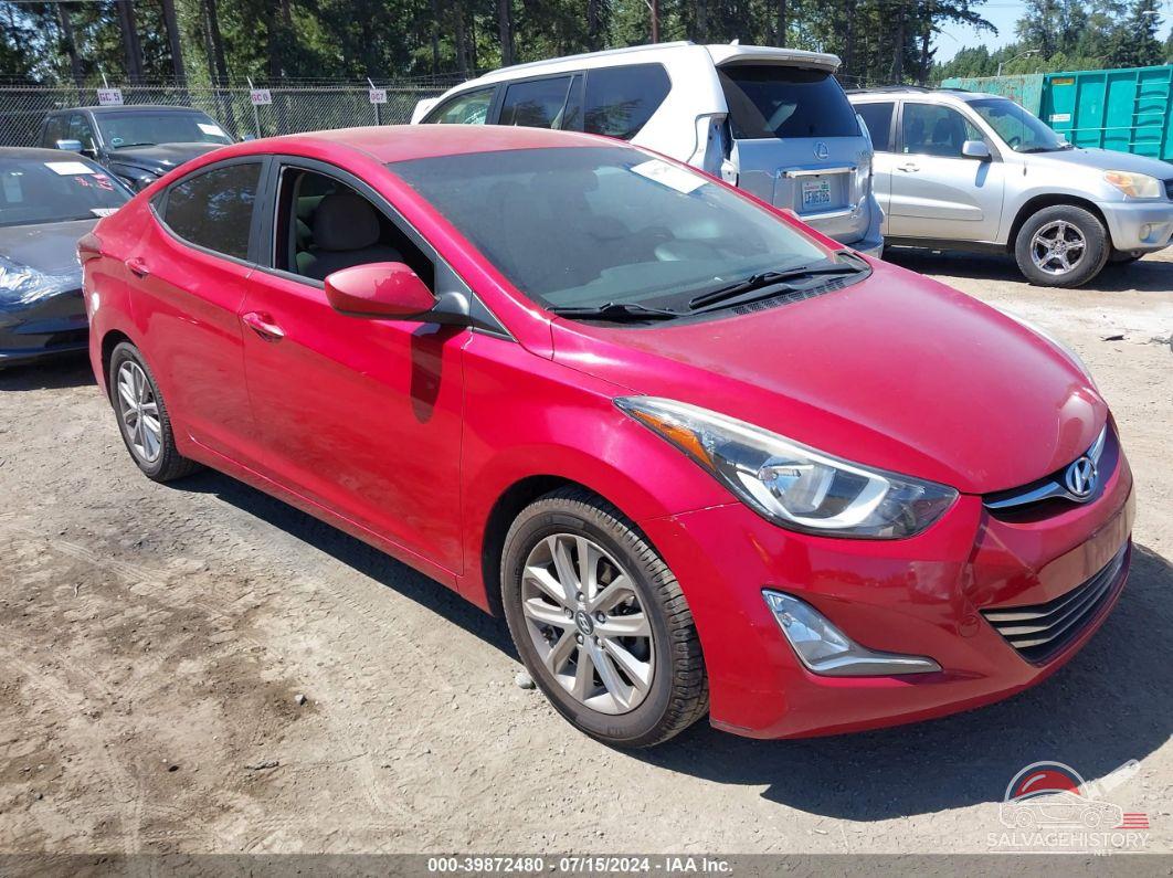 KMHDH4AEXFU412399 2015 HYUNDAI ELANTRA photo no. 7