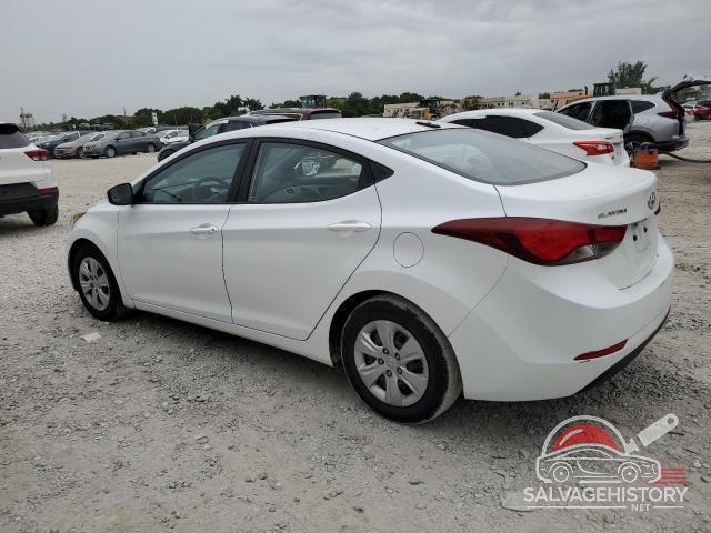 5NPDH4AE7GH676535 2016 HYUNDAI ELANTRA photo no. 2