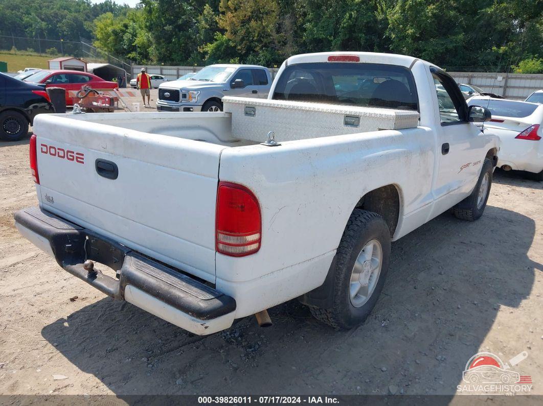 1B7FL26X9WS537898 1998 DODGE DAKOTA photo no. 4