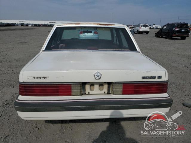1P3BP36D1HF102027 1987 PLYMOUTH RELIANT photo no. 6