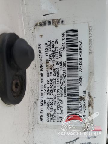 1NXBR32E24Z284069 2004 TOYOTA COROLLA photo no. 12