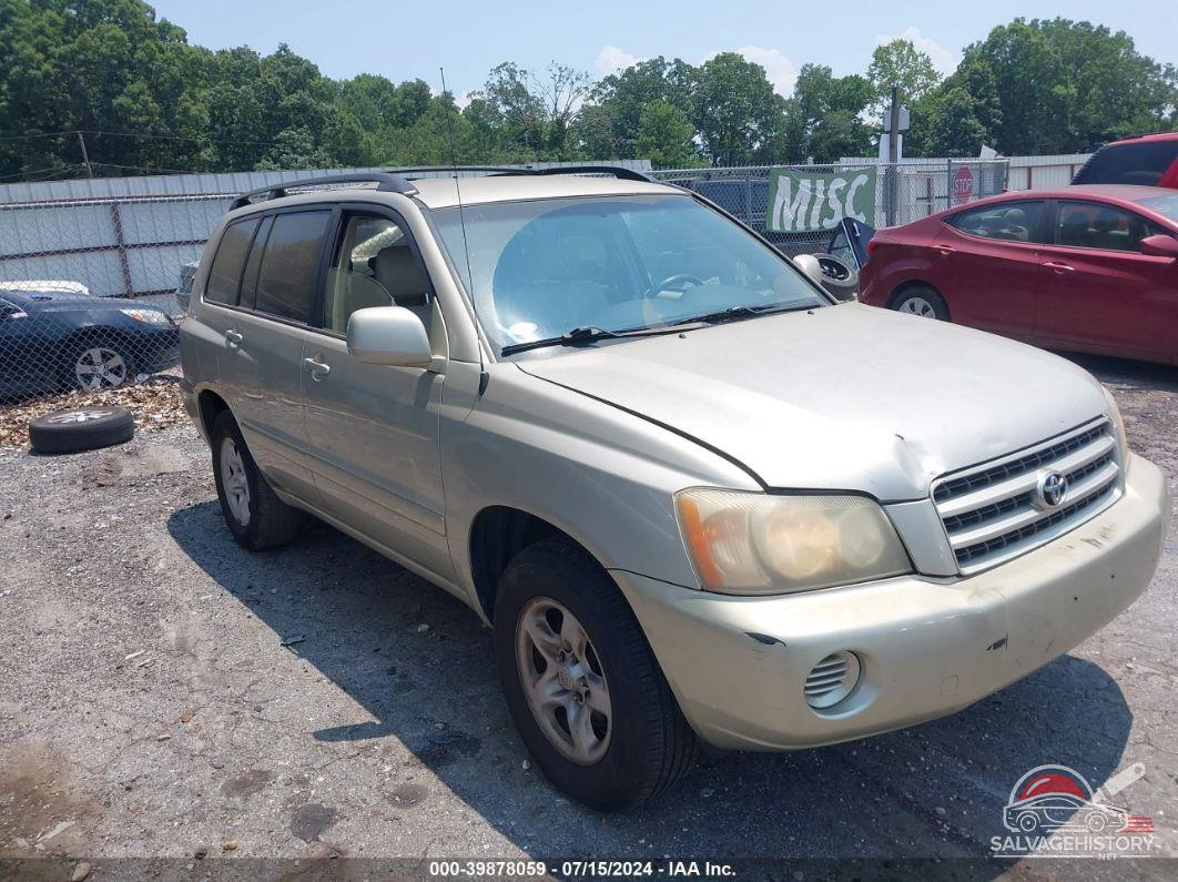 JTEGD21A520046542 2002 TOYOTA HIGHLANDER photo no. 9