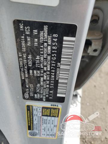 5XXGM4A7XFG518548 2015 KIA OPTIMA photo no. 12