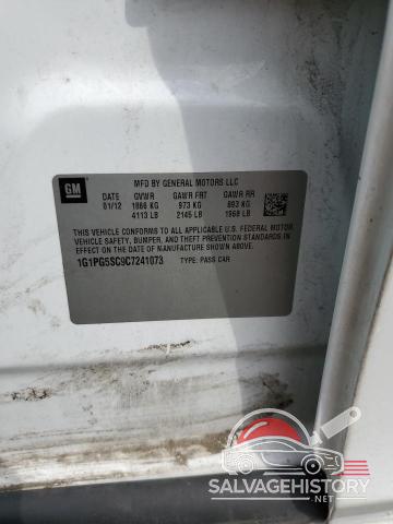 1G1PG5SC9C7241073 2012 CHEVROLET CRUZE photo no. 12
