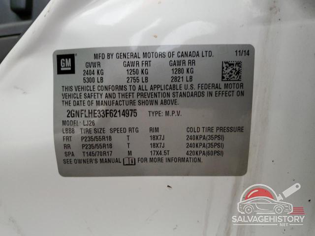 2GNFLHE33F6214975 2015 CHEVROLET EQUINOX photo no. 13