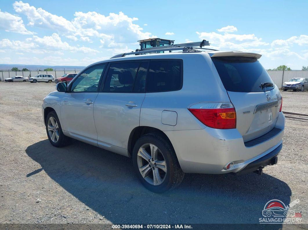 JTEES43A182001102 2008 TOYOTA HIGHLANDER photo no. 3