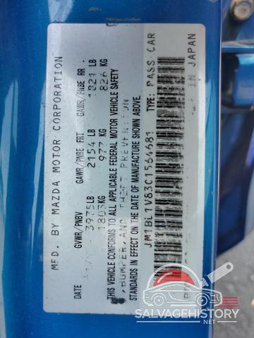 JM1BL1V83C1564681 2012 MAZDA 3 photo no. 12