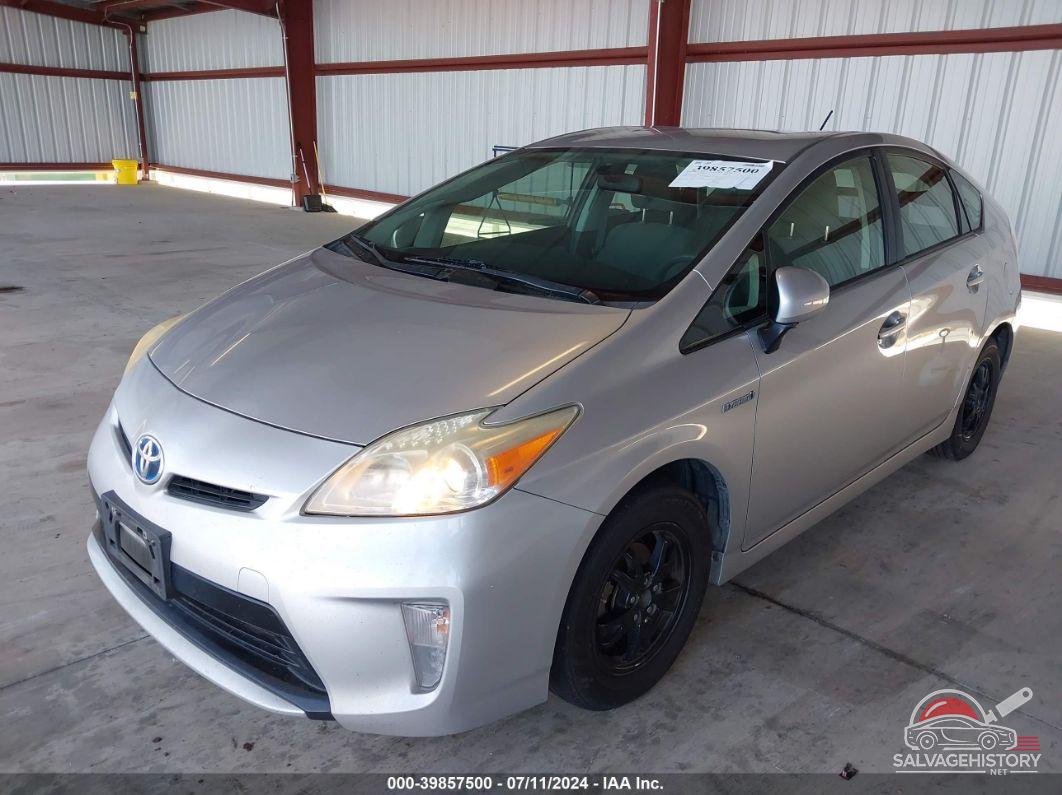 JTDKN3DU2D5677827 2013 TOYOTA PRIUS photo no. 2