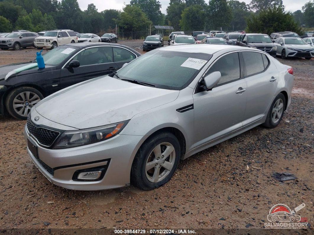 KNAGM4A75E5479240 2014 KIA OPTIMA photo no. 2