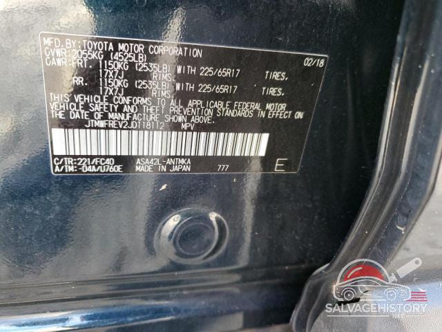 JTMWFREV2JD118112 2018 TOYOTA RAV4 photo no. 13