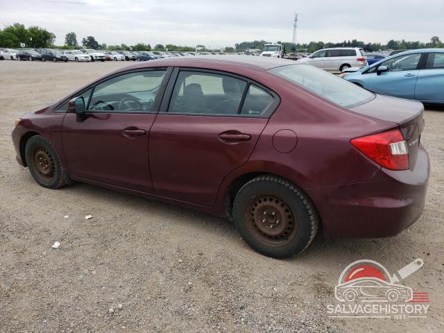 2HGFB2F43CH049110 2012 HONDA CIVIC photo no. 2