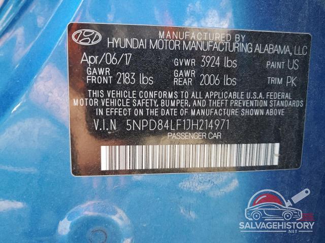 5NPD84LF1JH214971 2018 HYUNDAI ELANTRA photo no. 13